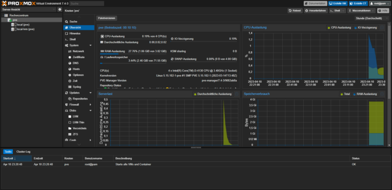 proxmox-web-gui